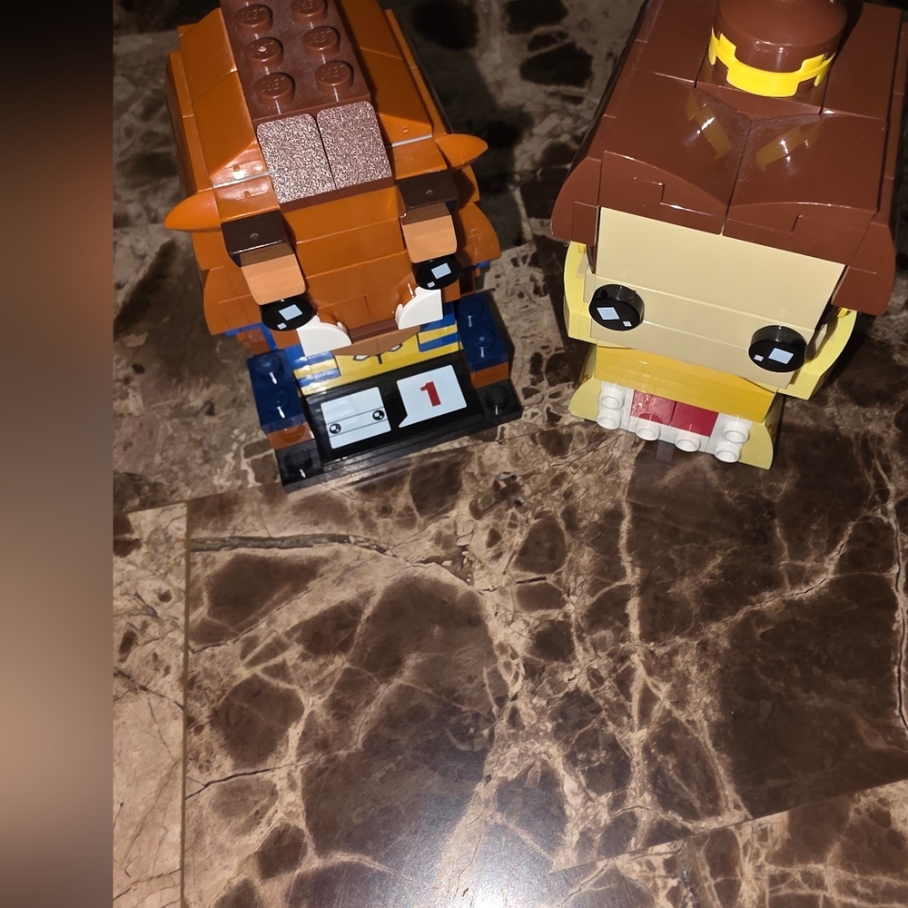 2017 LEGO BRICKHEADZ BEAUTY & BEAST PLUS 10960 DUPLO BELLS BALLROOM PIECES - Picture 7 of 10